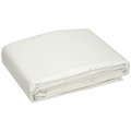 Global Industrial 10 ft x 10 in Medium Duty 12 Tarp, White, Polyethylene 298561